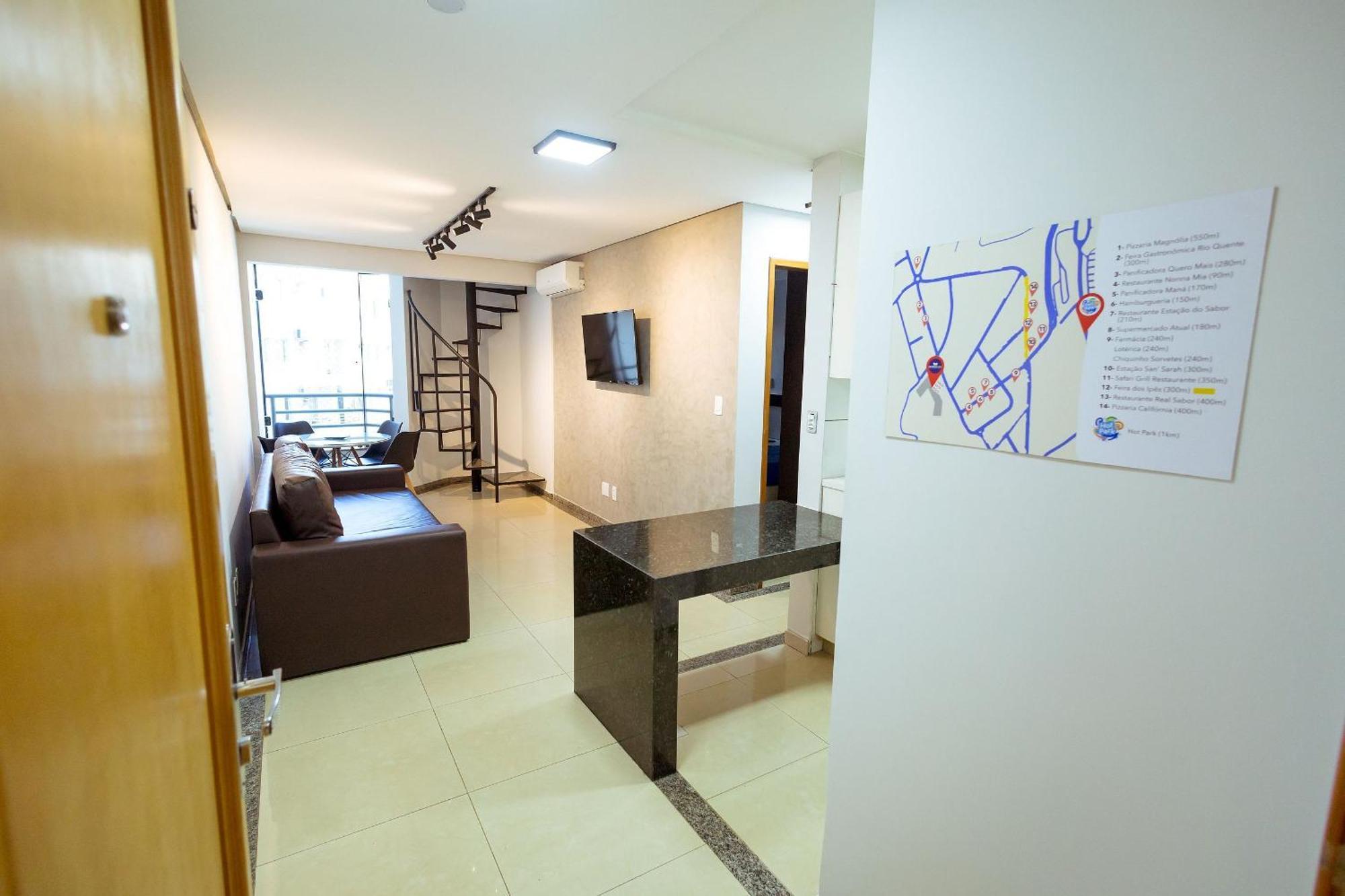 Thermas Paradise - Rio Quente- Duplex 3 Quartos Com Hidromassagem 외부 사진